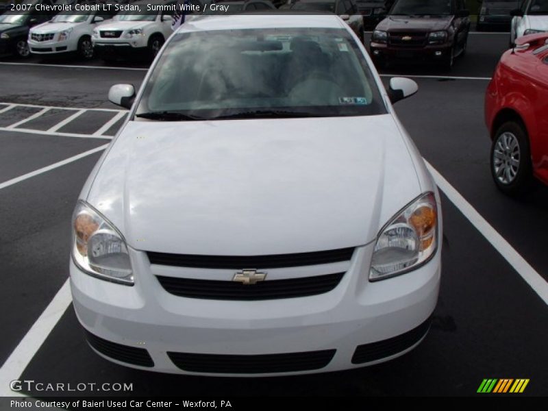 Summit White / Gray 2007 Chevrolet Cobalt LT Sedan