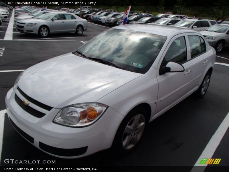 Summit White / Gray 2007 Chevrolet Cobalt LT Sedan