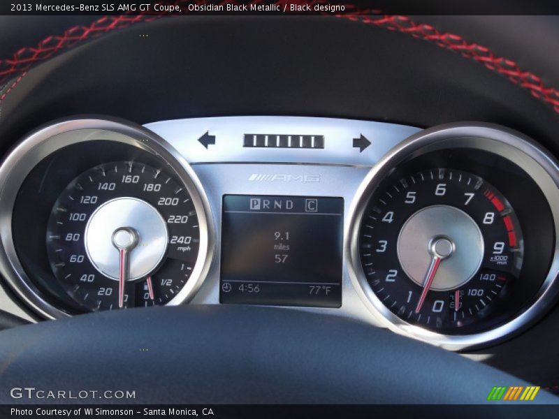  2013 SLS AMG GT Coupe AMG GT Coupe Gauges