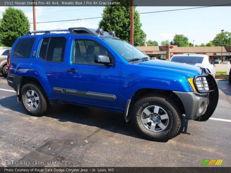 Metallic Blue / Pro 4X Gray Leather 2012 Nissan Xterra Pro-4X 4x4
