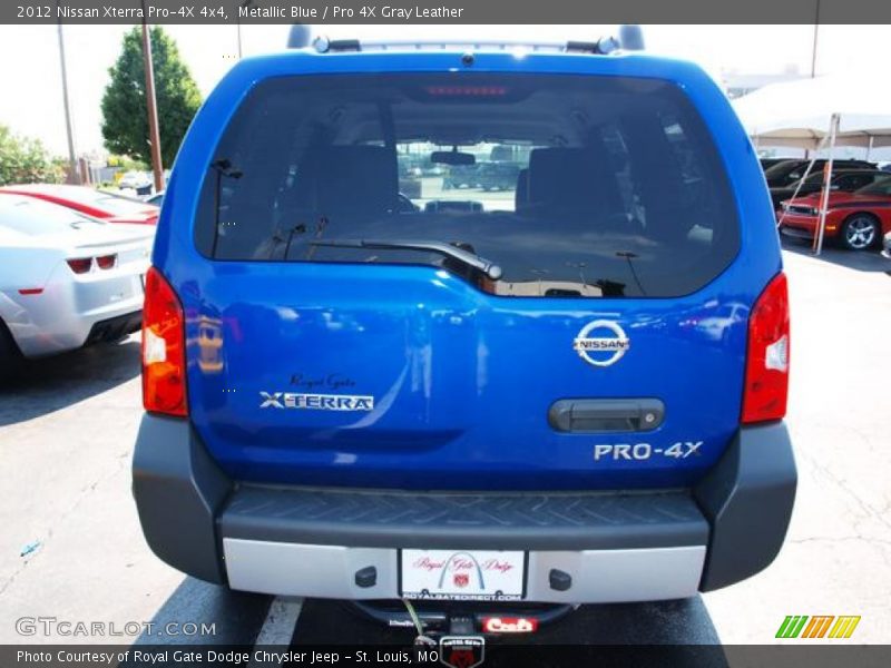 Metallic Blue / Pro 4X Gray Leather 2012 Nissan Xterra Pro-4X 4x4