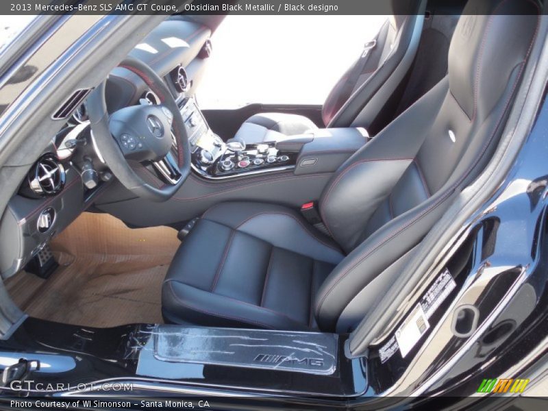  2013 SLS AMG GT Coupe Black designo Interior