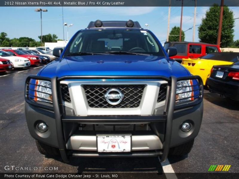Metallic Blue / Pro 4X Gray Leather 2012 Nissan Xterra Pro-4X 4x4
