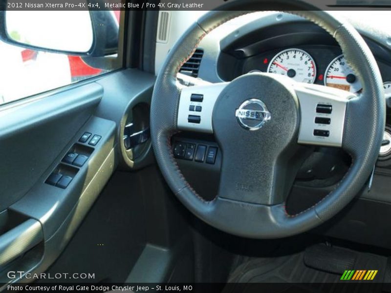 Metallic Blue / Pro 4X Gray Leather 2012 Nissan Xterra Pro-4X 4x4