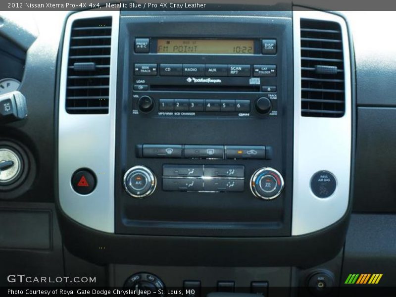 Metallic Blue / Pro 4X Gray Leather 2012 Nissan Xterra Pro-4X 4x4