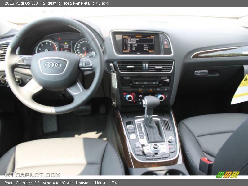 Ice Silver Metallic / Black 2013 Audi Q5 3.0 TFSI quattro