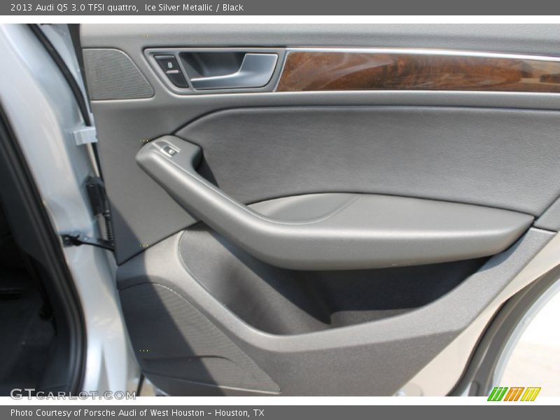 Ice Silver Metallic / Black 2013 Audi Q5 3.0 TFSI quattro