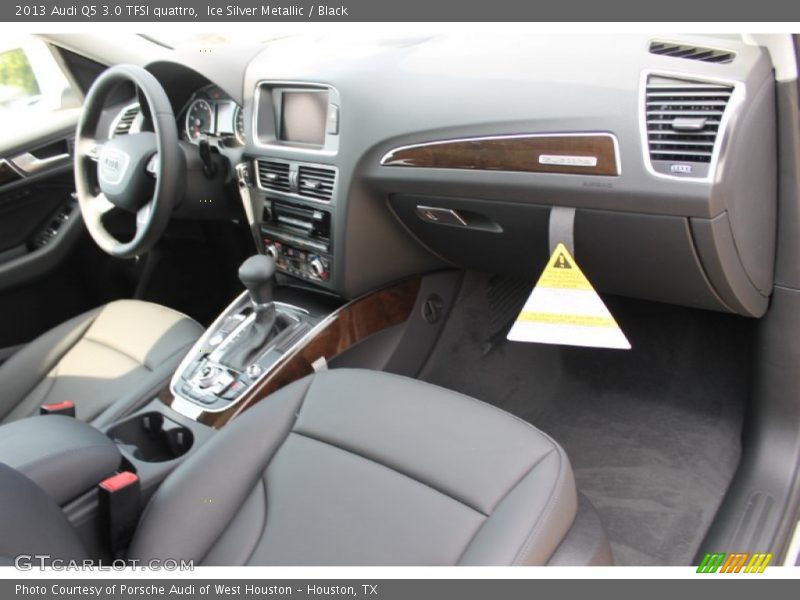 Ice Silver Metallic / Black 2013 Audi Q5 3.0 TFSI quattro