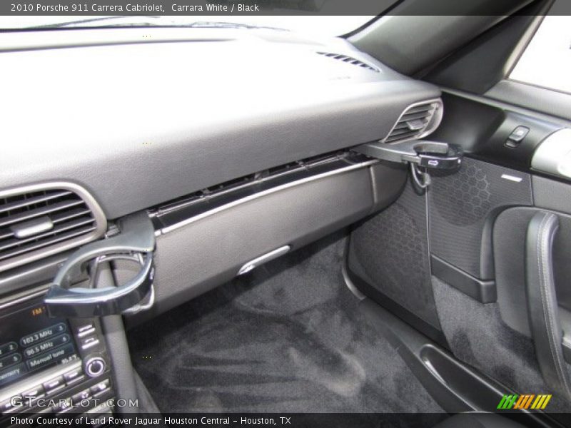 Carrara White / Black 2010 Porsche 911 Carrera Cabriolet