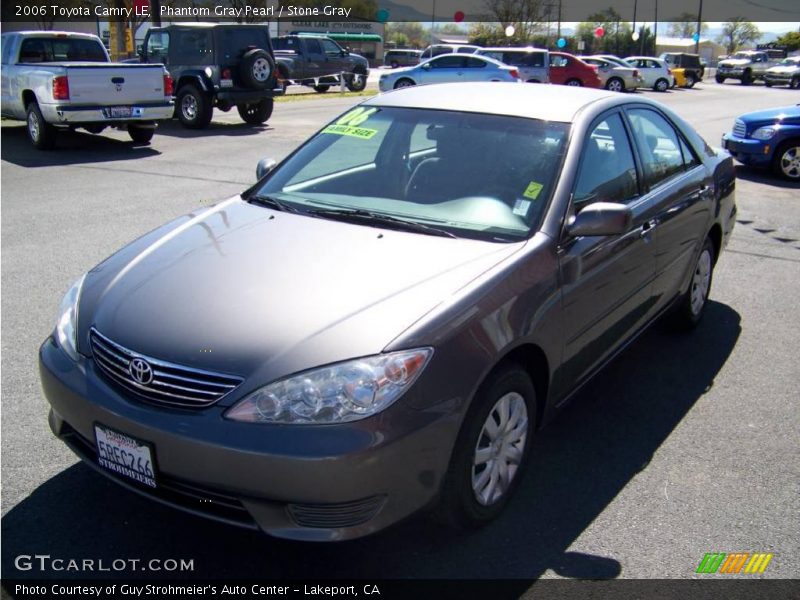 Phantom Gray Pearl / Stone Gray 2006 Toyota Camry LE