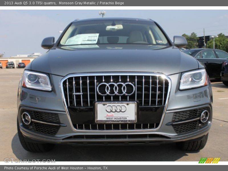 Monsoon Gray Metallic / Pistachio Beige 2013 Audi Q5 3.0 TFSI quattro
