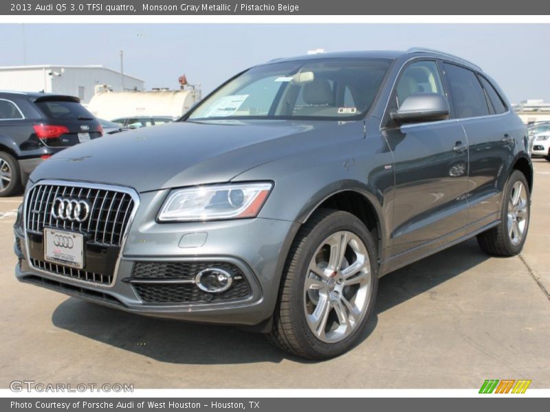 Monsoon Gray Metallic / Pistachio Beige 2013 Audi Q5 3.0 TFSI quattro