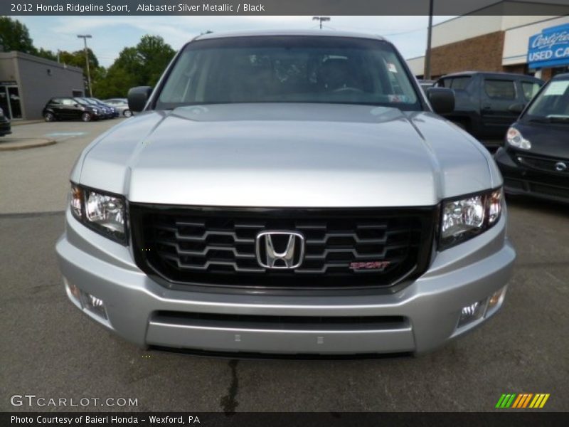 Alabaster Silver Metallic / Black 2012 Honda Ridgeline Sport