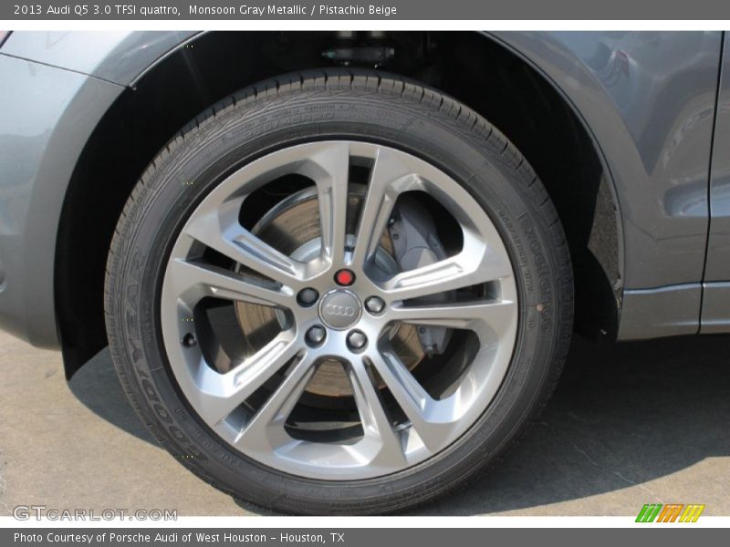 Monsoon Gray Metallic / Pistachio Beige 2013 Audi Q5 3.0 TFSI quattro