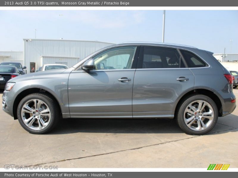 Monsoon Gray Metallic / Pistachio Beige 2013 Audi Q5 3.0 TFSI quattro