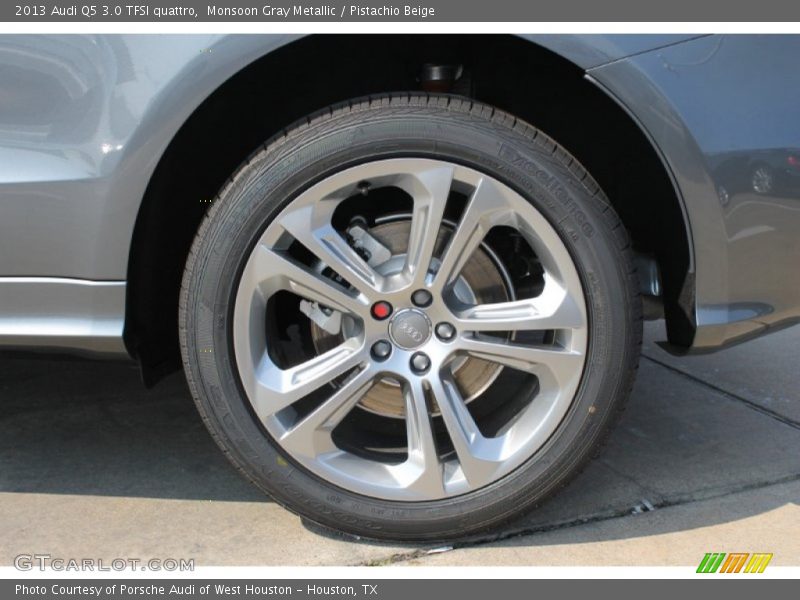 Monsoon Gray Metallic / Pistachio Beige 2013 Audi Q5 3.0 TFSI quattro