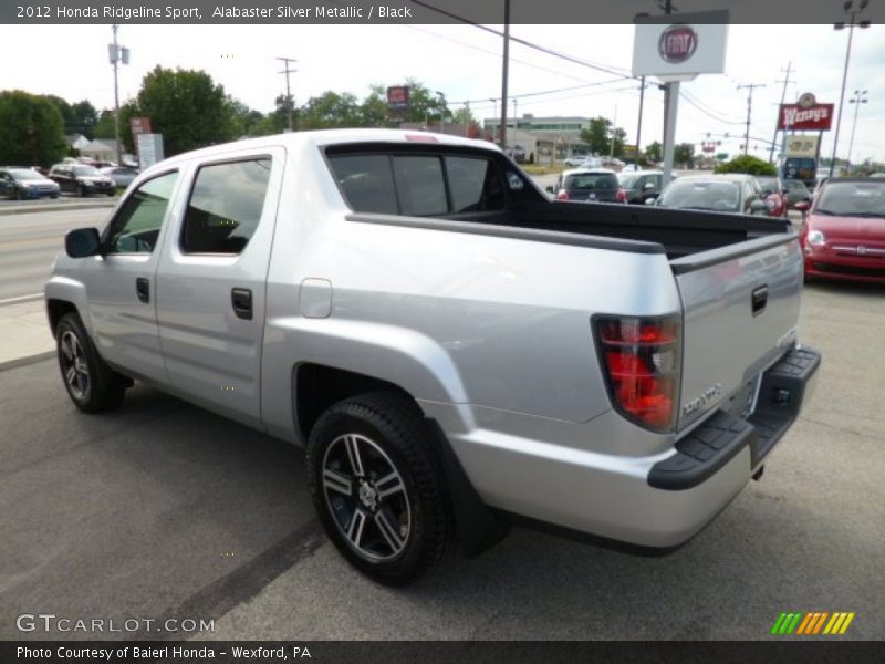 Alabaster Silver Metallic / Black 2012 Honda Ridgeline Sport