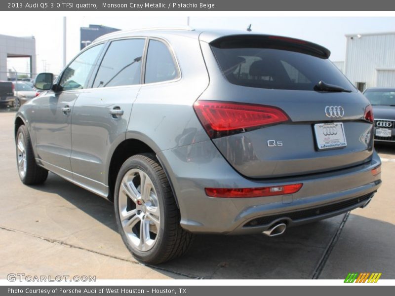 Monsoon Gray Metallic / Pistachio Beige 2013 Audi Q5 3.0 TFSI quattro