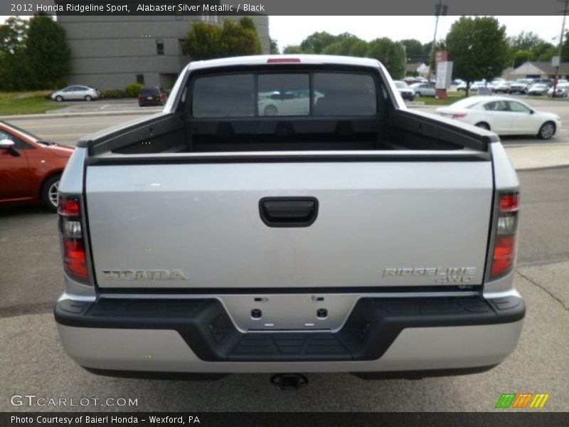 Alabaster Silver Metallic / Black 2012 Honda Ridgeline Sport