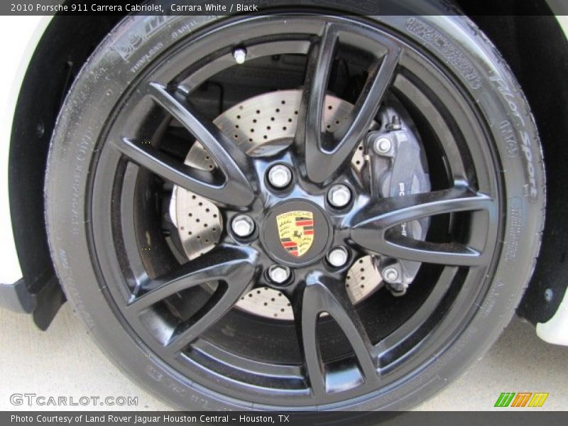 Carrara White / Black 2010 Porsche 911 Carrera Cabriolet