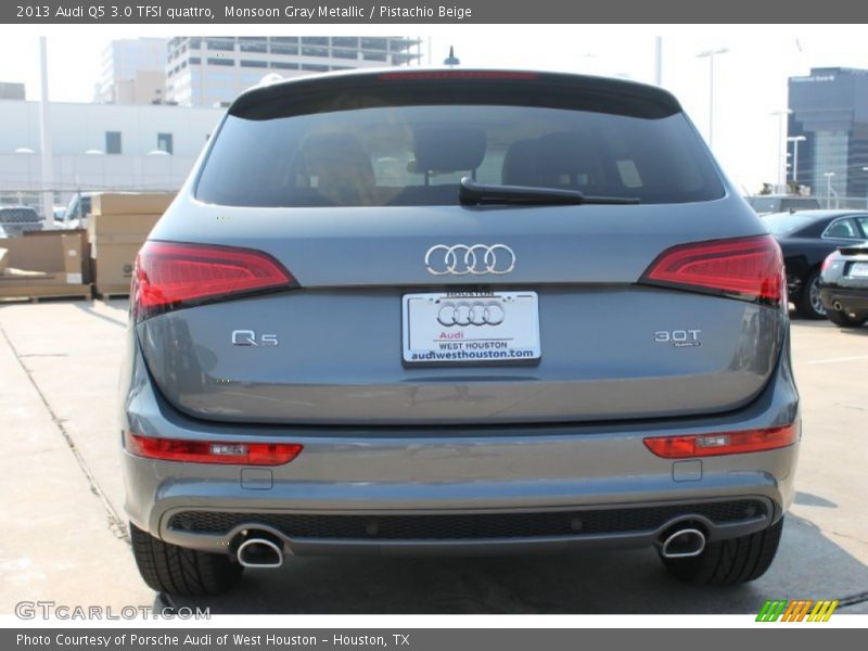 Monsoon Gray Metallic / Pistachio Beige 2013 Audi Q5 3.0 TFSI quattro