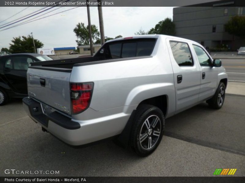 Alabaster Silver Metallic / Black 2012 Honda Ridgeline Sport