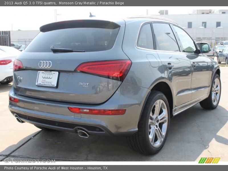 Monsoon Gray Metallic / Pistachio Beige 2013 Audi Q5 3.0 TFSI quattro
