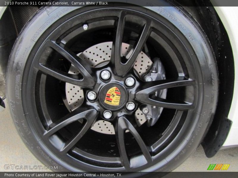 Carrara White / Black 2010 Porsche 911 Carrera Cabriolet