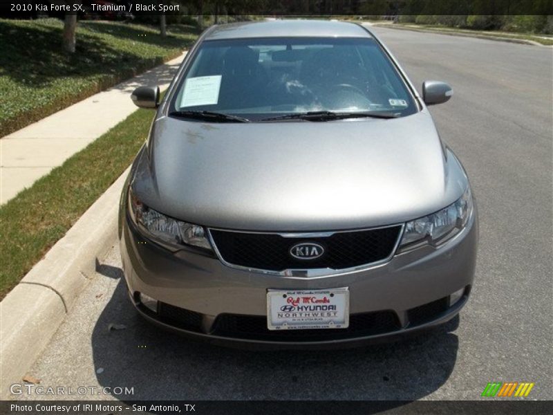 Titanium / Black Sport 2010 Kia Forte SX