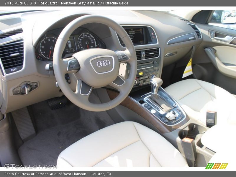 Monsoon Gray Metallic / Pistachio Beige 2013 Audi Q5 3.0 TFSI quattro