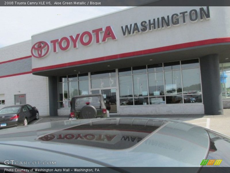 Aloe Green Metallic / Bisque 2008 Toyota Camry XLE V6