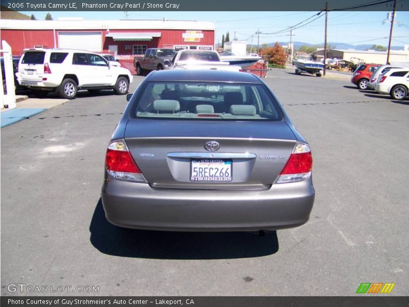 Phantom Gray Pearl / Stone Gray 2006 Toyota Camry LE