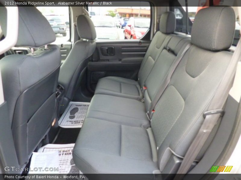 Alabaster Silver Metallic / Black 2012 Honda Ridgeline Sport