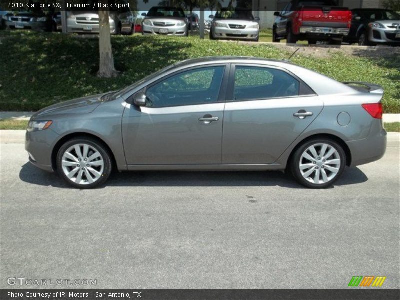 Titanium / Black Sport 2010 Kia Forte SX