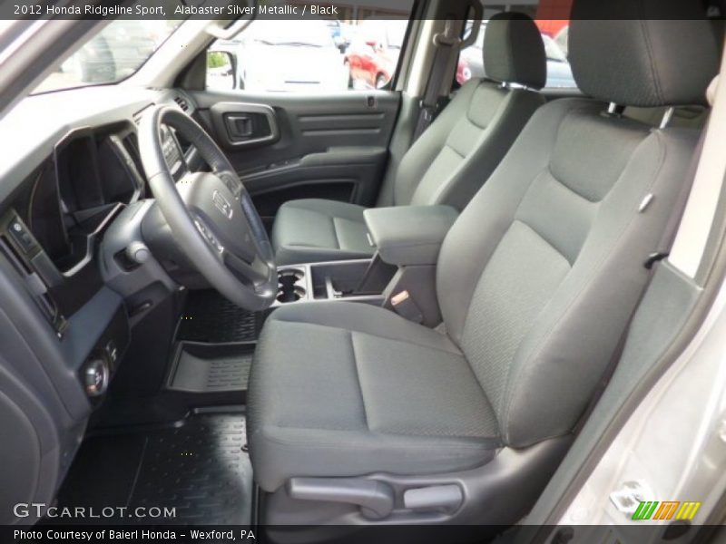 Alabaster Silver Metallic / Black 2012 Honda Ridgeline Sport