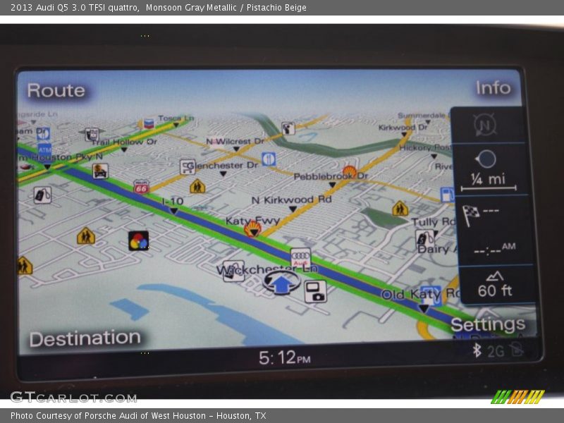 Monsoon Gray Metallic / Pistachio Beige 2013 Audi Q5 3.0 TFSI quattro