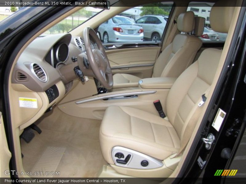 Black / Cashmere 2010 Mercedes-Benz ML 350 4Matic