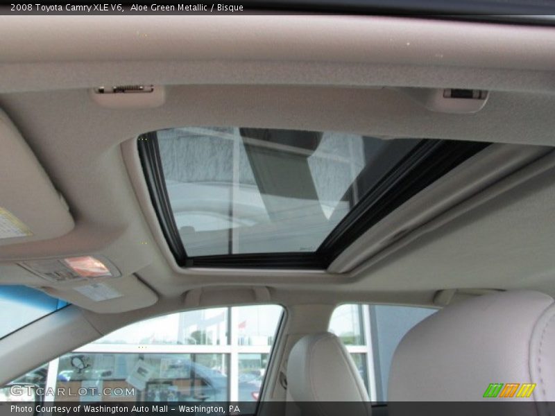Aloe Green Metallic / Bisque 2008 Toyota Camry XLE V6