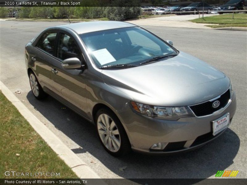 Titanium / Black Sport 2010 Kia Forte SX