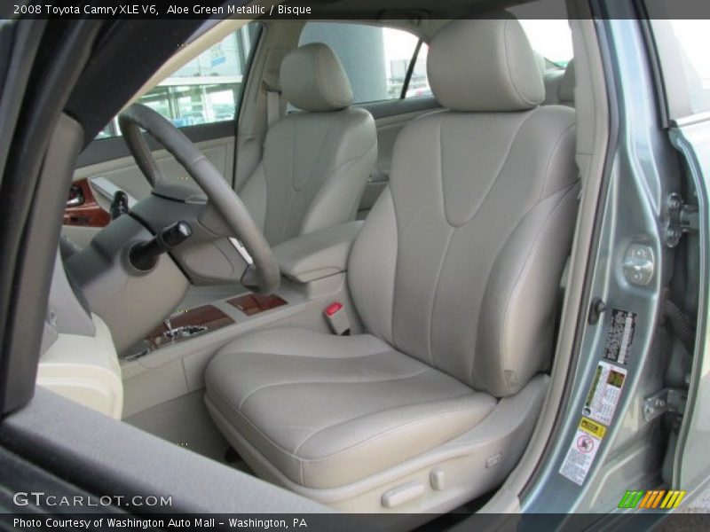 Aloe Green Metallic / Bisque 2008 Toyota Camry XLE V6