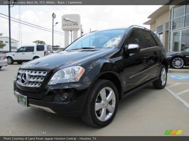 Black / Cashmere 2010 Mercedes-Benz ML 350 4Matic