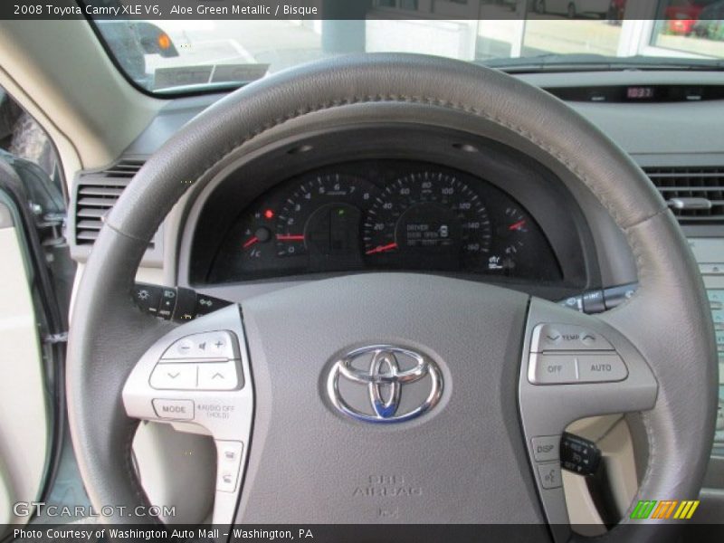Aloe Green Metallic / Bisque 2008 Toyota Camry XLE V6