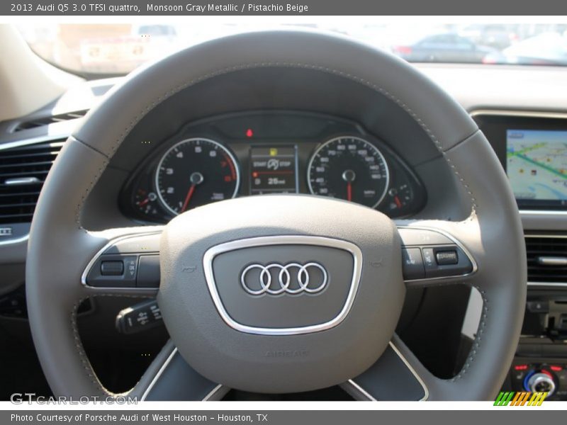 Monsoon Gray Metallic / Pistachio Beige 2013 Audi Q5 3.0 TFSI quattro