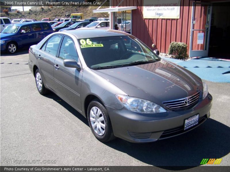 Phantom Gray Pearl / Stone Gray 2006 Toyota Camry LE