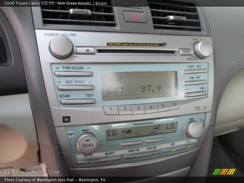 Aloe Green Metallic / Bisque 2008 Toyota Camry XLE V6