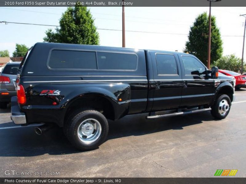 Black / Ebony 2010 Ford F350 Super Duty Lariat Crew Cab 4x4 Dually
