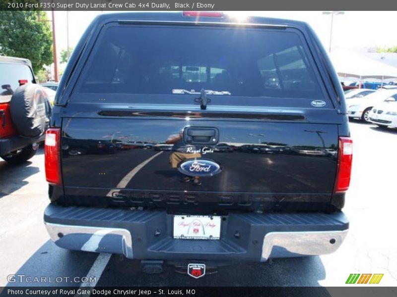 Black / Ebony 2010 Ford F350 Super Duty Lariat Crew Cab 4x4 Dually