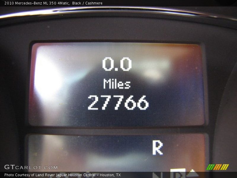 Black / Cashmere 2010 Mercedes-Benz ML 350 4Matic