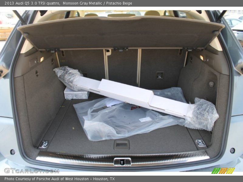 Monsoon Gray Metallic / Pistachio Beige 2013 Audi Q5 3.0 TFSI quattro