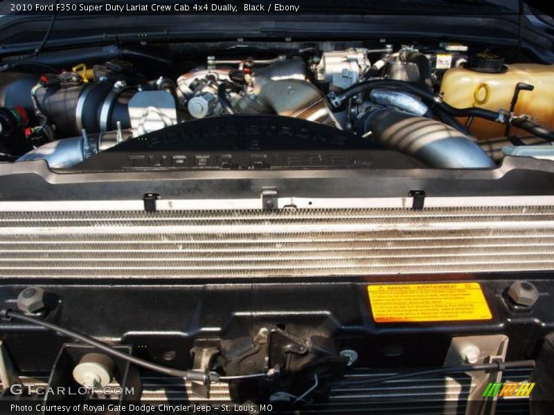 Black / Ebony 2010 Ford F350 Super Duty Lariat Crew Cab 4x4 Dually